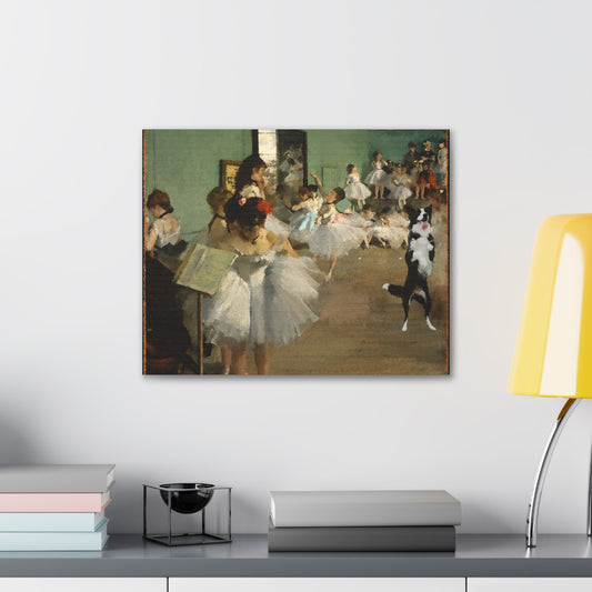 Border Collie - The Dance Class by Edgar Degas